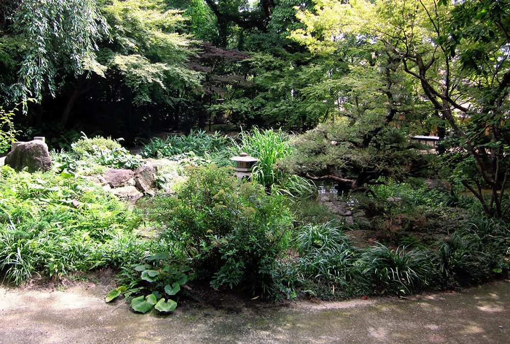Rakusui En – japanischer Garten
