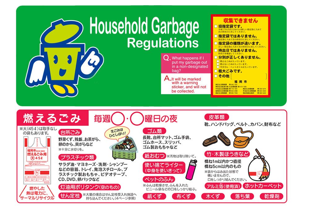 Japanische Mülltrennung - Abfallentsorgung für Fortgeschrittene