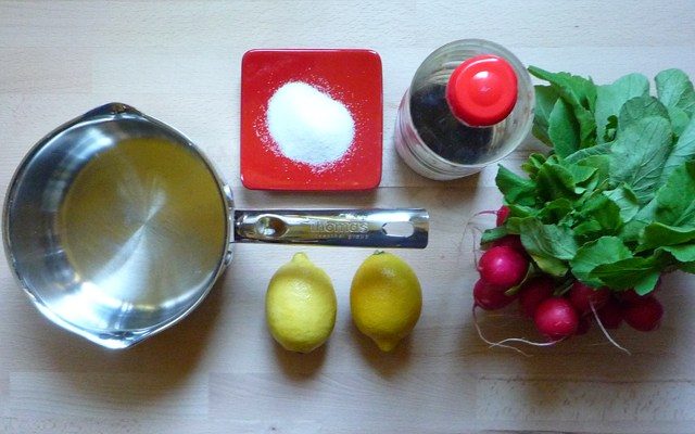 HATSUKADAIKON NO REMONZUKE - eingelegte Radieschen in Zitronensauce