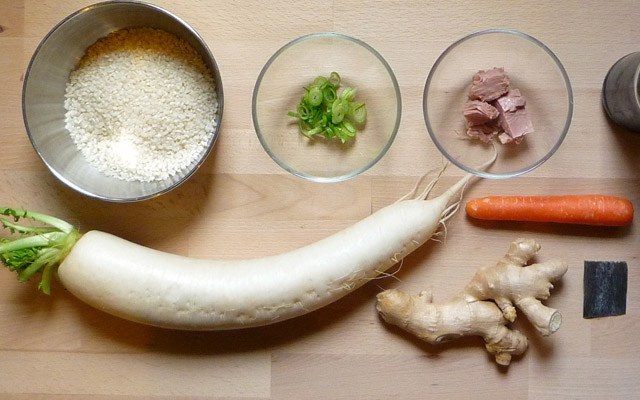DAIKON KAYAKU GOHAN - Reis mit Rettich DAIKON KAYAKU GOHAN - Reis mit Rettich